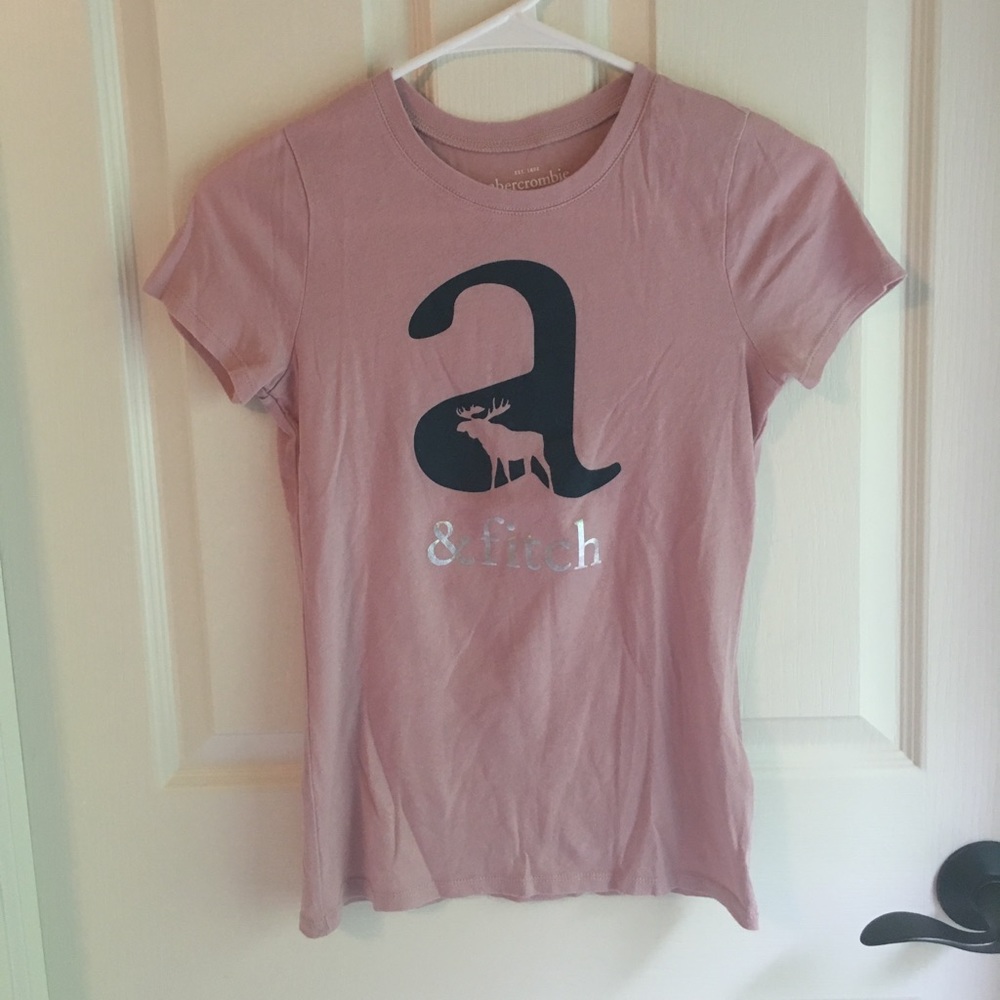 Light pink Abercrombie kids t-shirt
